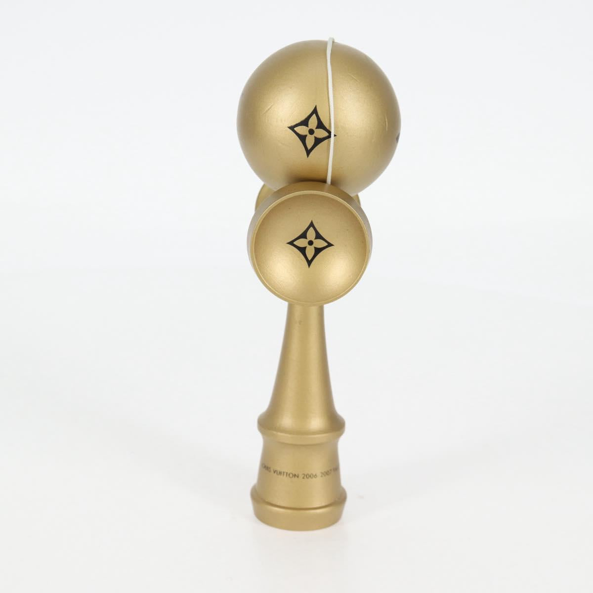 LOUIS VUITTON LV VIP Exclusive Kendama 3 Pieces Gold LV Auth sw1212SM