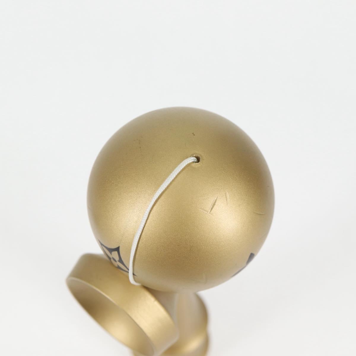 LOUIS VUITTON LV VIP Exclusive Kendama 3 Pieces Gold LV Auth sw1212SM