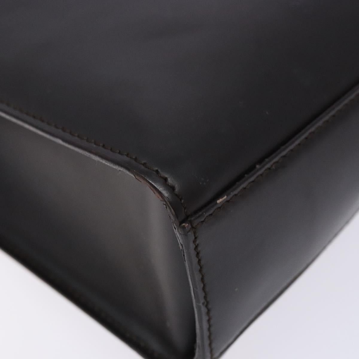 GUCCI Shoulder Bag Patent leather Dark Brown 002 1007 Auth sw1317