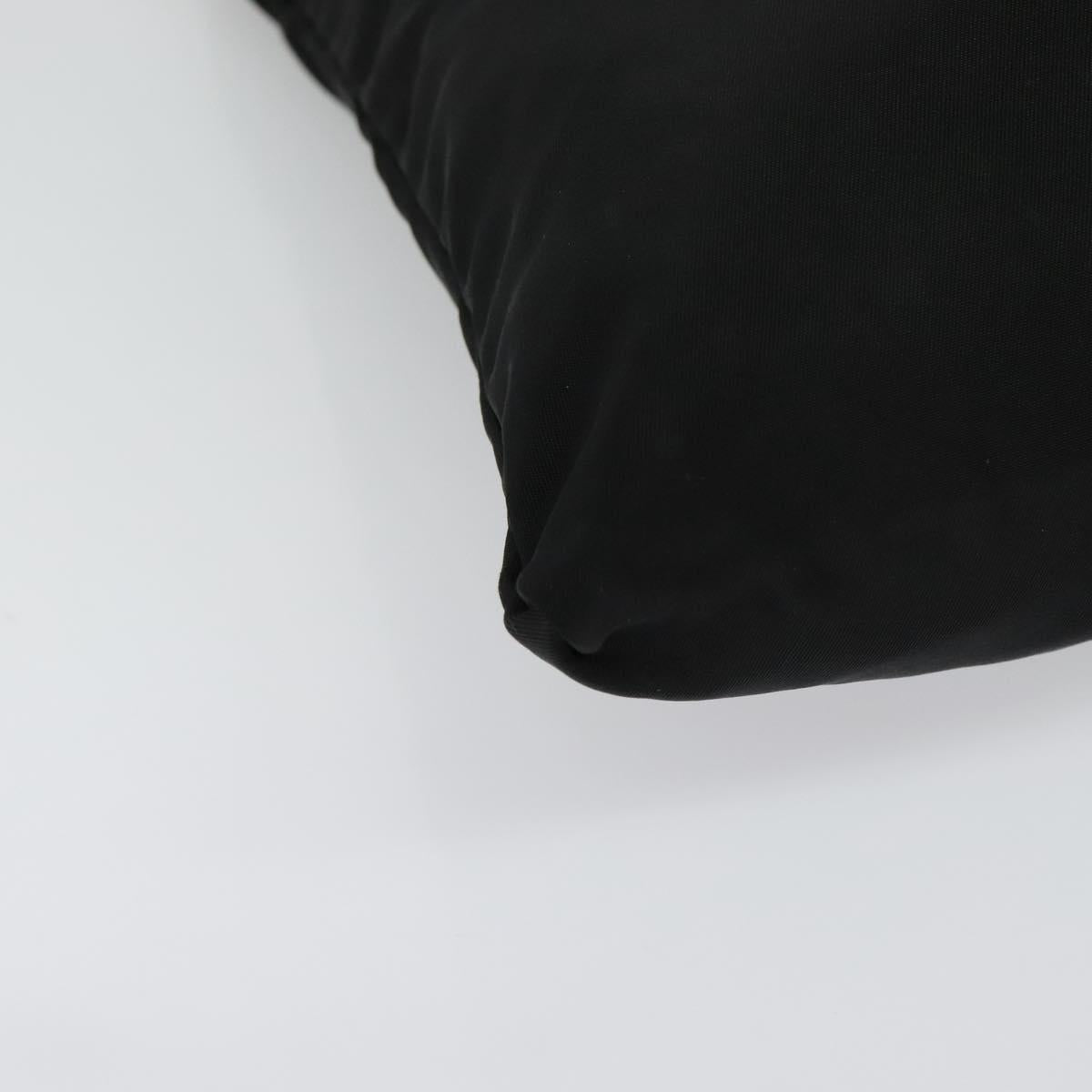 PRADA Shoulder Bag Nylon Black Silver Auth sw1340