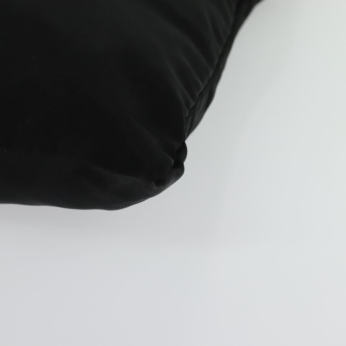 PRADA Shoulder Bag Nylon Black Silver Auth sw1340