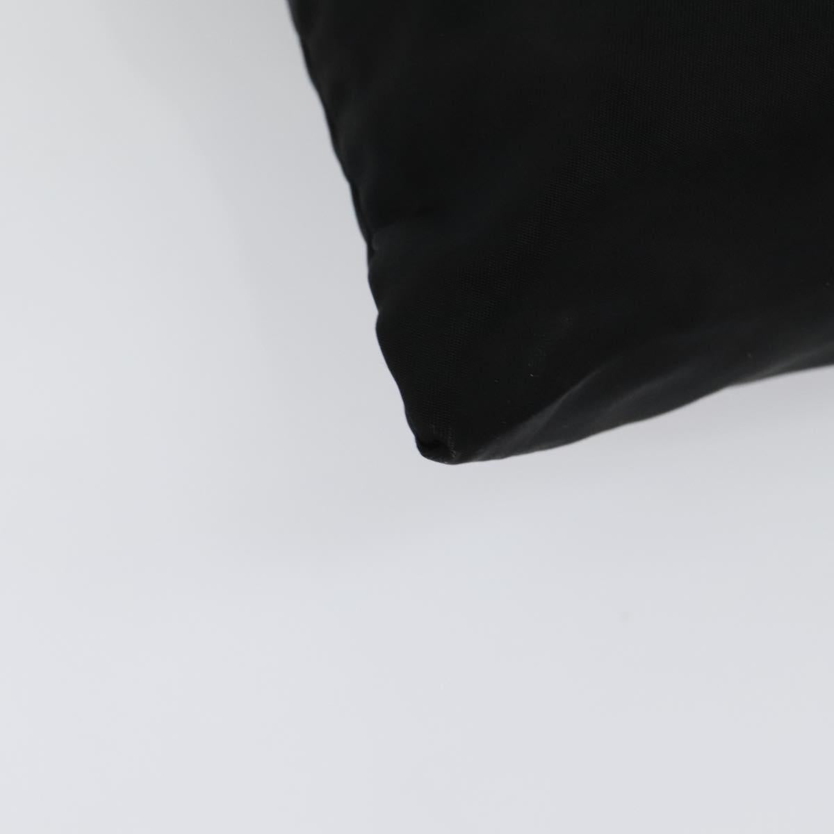 PRADA Shoulder Bag Nylon Black Silver Auth sw1340