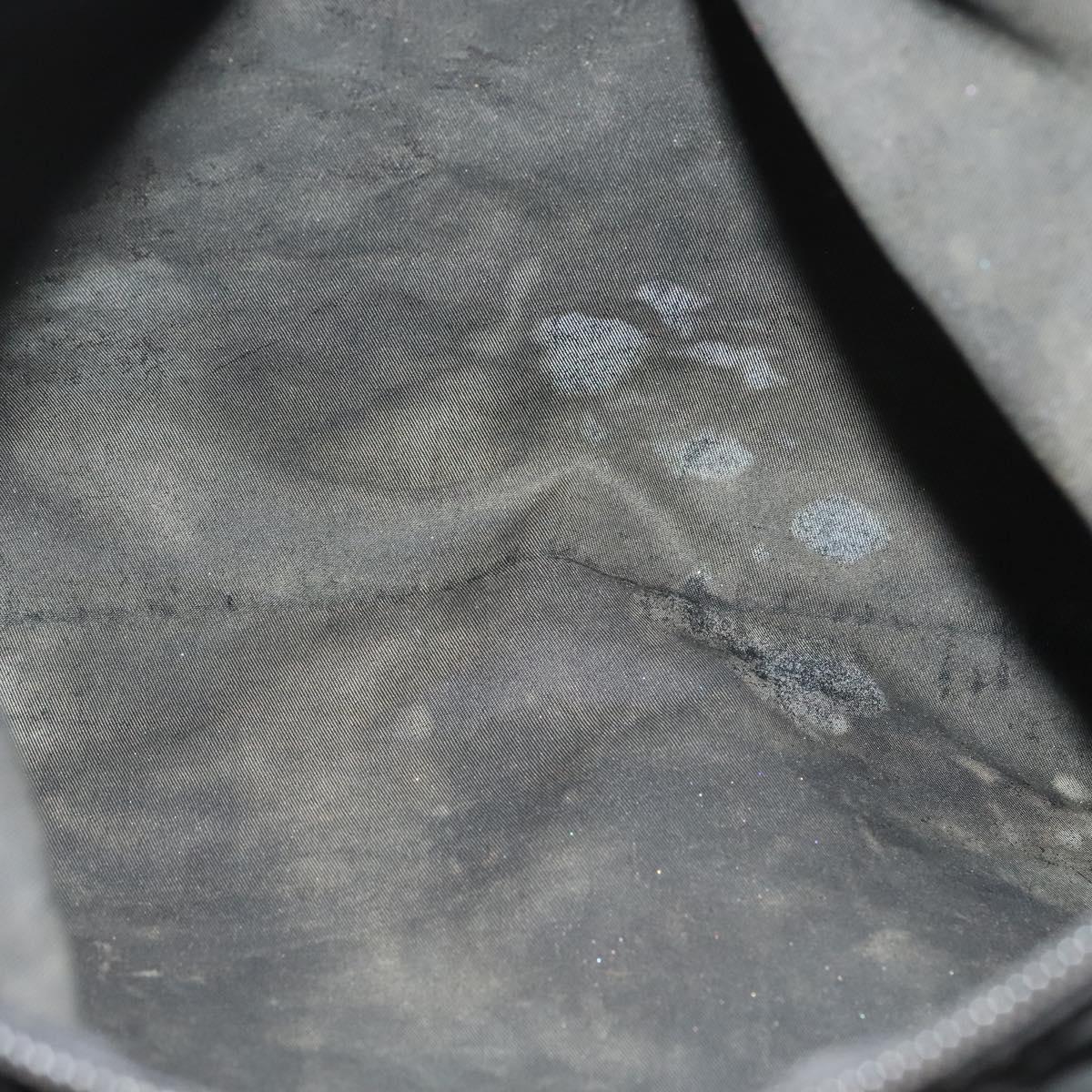 PRADA Shoulder Bag Nylon Black Silver Auth sw1340