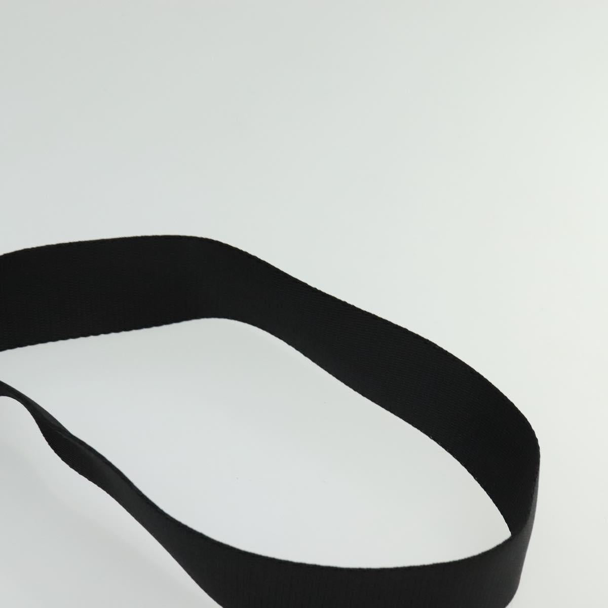 PRADA Shoulder Bag Nylon Black Silver Auth sw1340