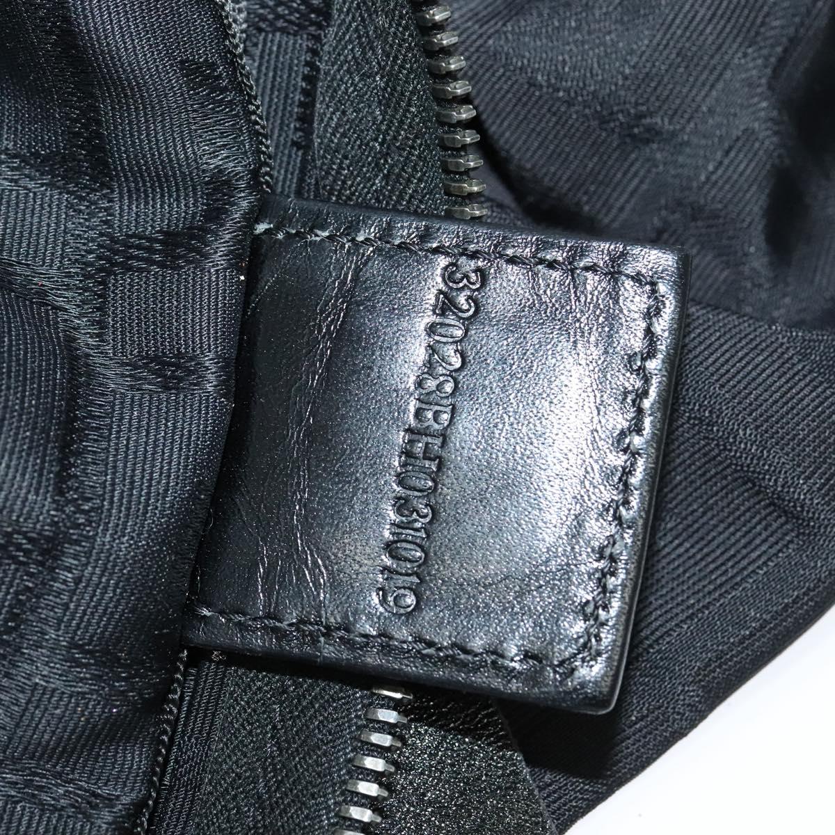 FENDI Zucca Canvas Tote Bag Black Auth sw1345