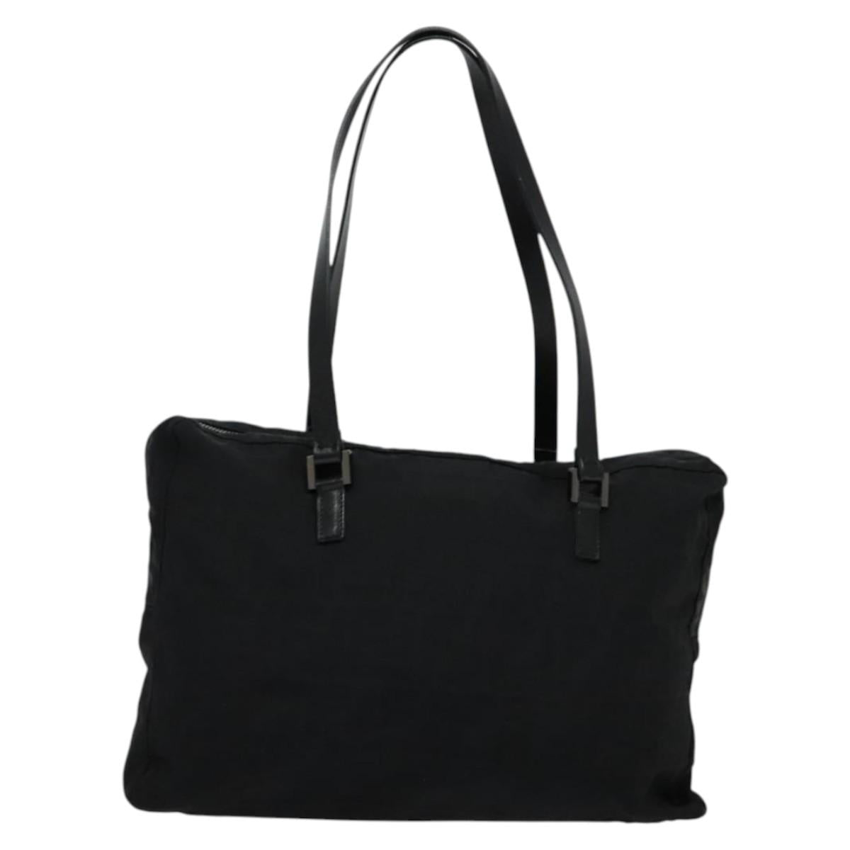 FENDI Zucca Canvas Tote Bag Black Auth sw1345