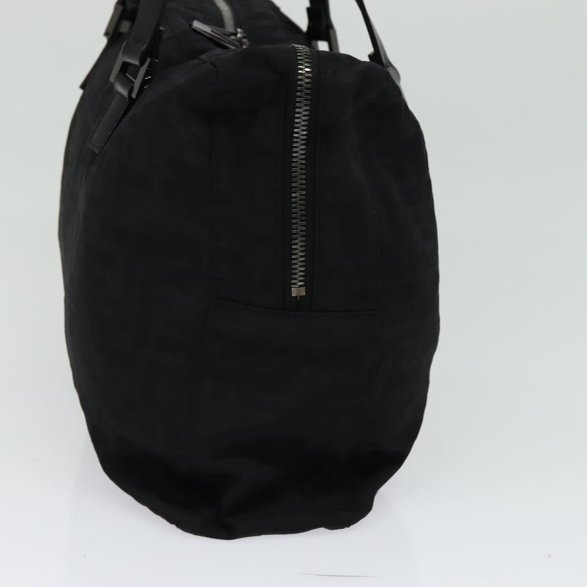 FENDI Zucca Canvas Tote Bag Black Auth sw1345