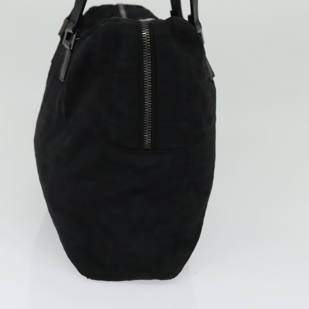 FENDI Zucca Canvas Tote Bag Black Auth sw1345