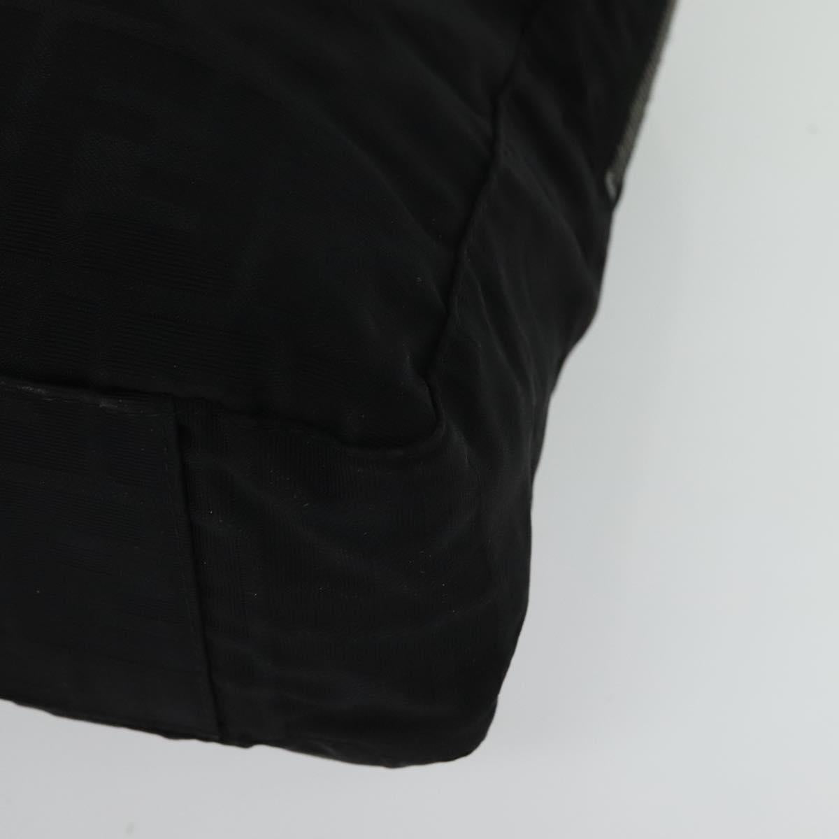 FENDI Zucca Canvas Tote Bag Black Auth sw1345