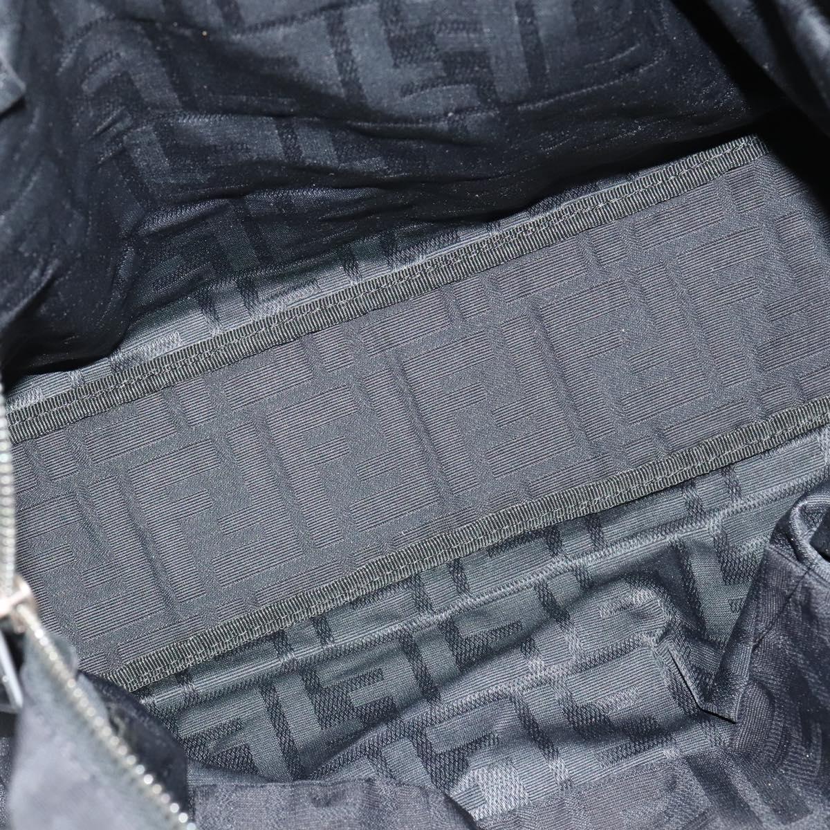 FENDI Zucca Canvas Tote Bag Black Auth sw1345
