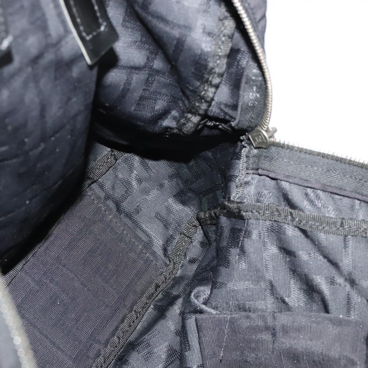 FENDI Zucca Canvas Tote Bag Black Auth sw1345