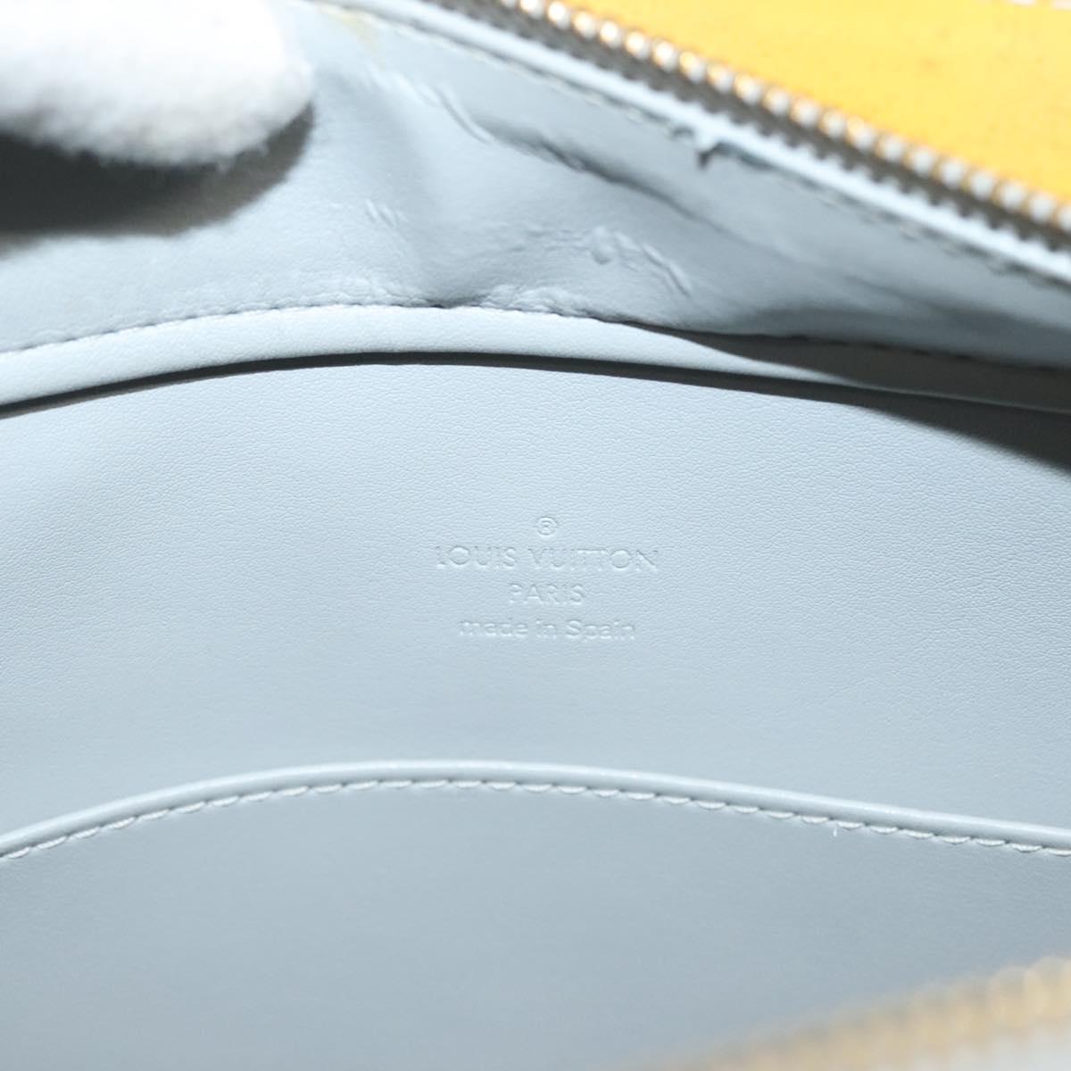 LOUIS VUITTON Monogram Vernis Columbus Tote Bag Gris M91028 LV Auth sw1346