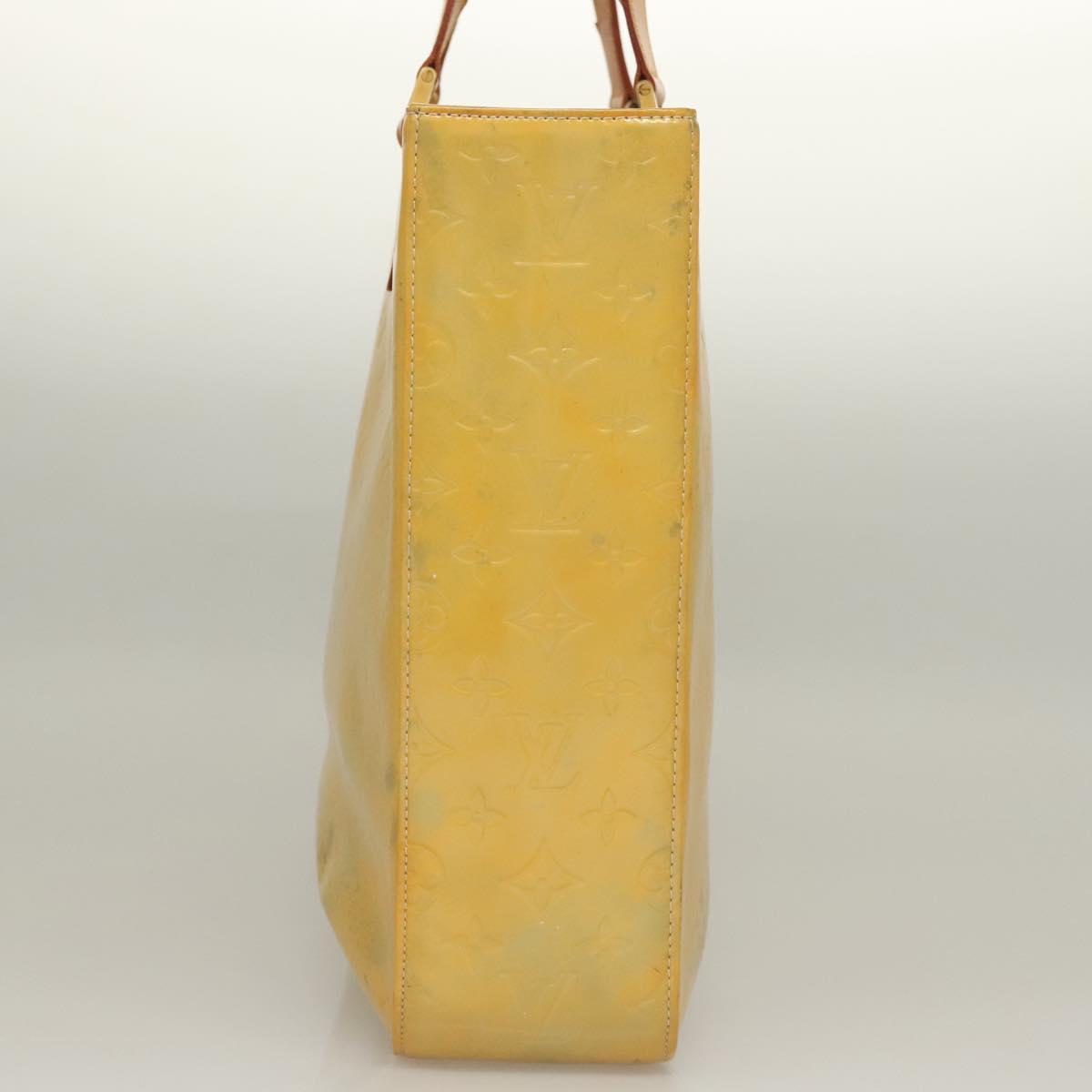 LOUIS VUITTON Monogram Vernis Columbus Tote Bag Gris M91028 LV Auth sw1346