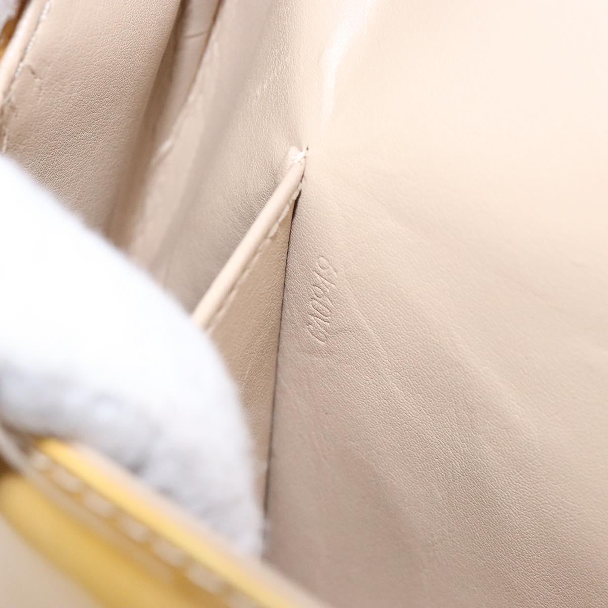 LOUIS VUITTON Monogram Vernis Thompson Street Bag Beige M91301 LV Auth sw1349