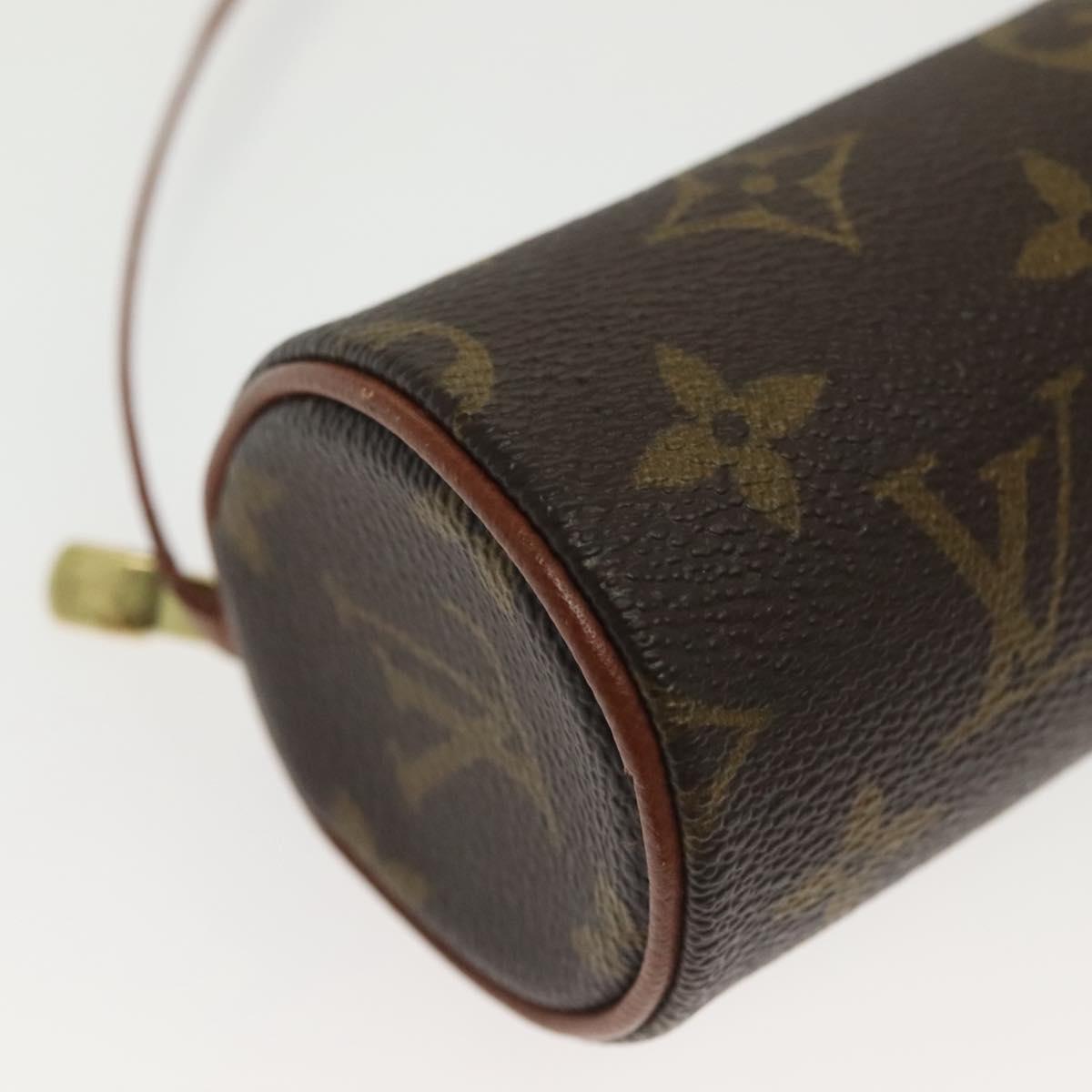 LOUIS VUITTON Monogram Papillon Pouch LV Auth sw1364