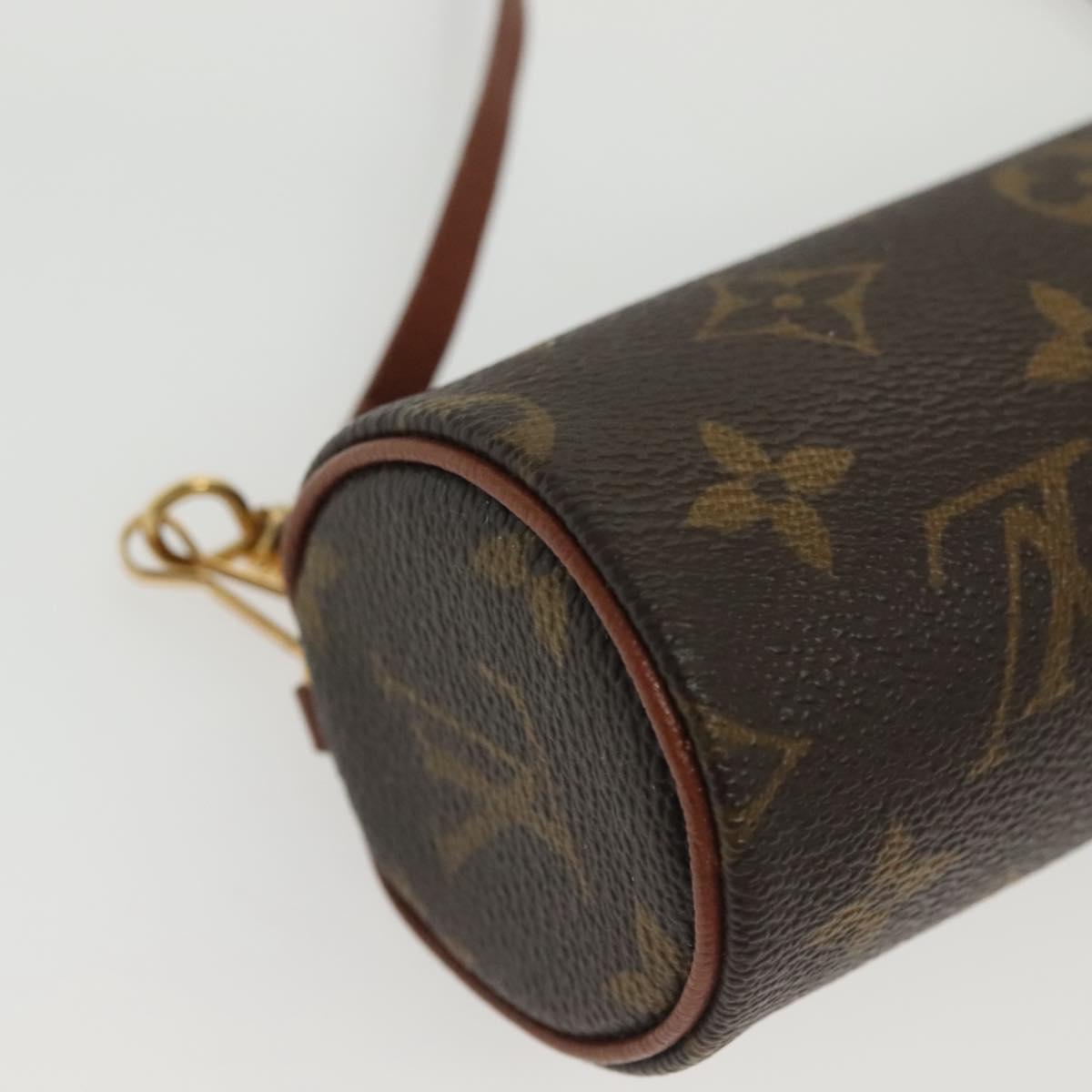 LOUIS VUITTON Monogram Papillon Pouch LV Auth sw1366