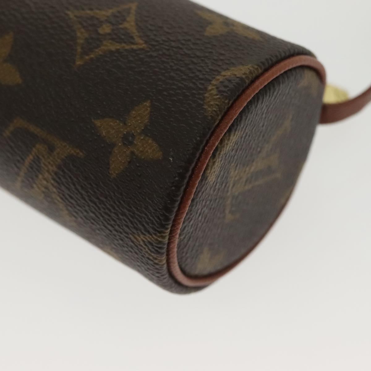 LOUIS VUITTON Monogram Papillon Pouch LV Auth sw1366