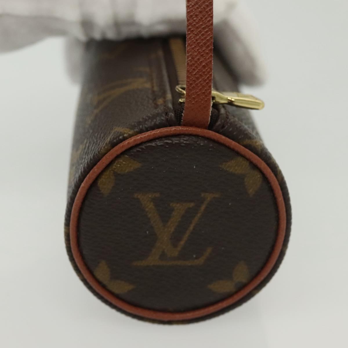 LOUIS VUITTON Monogram Papillon Pouch LV Auth sw1366