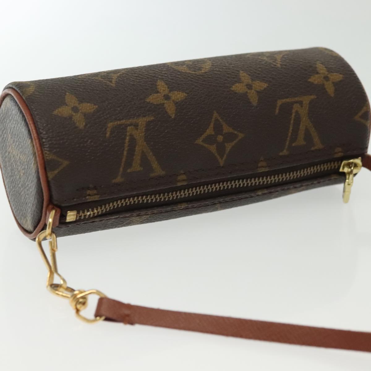 LOUIS VUITTON Monogram Papillon Pouch LV Auth sw1366