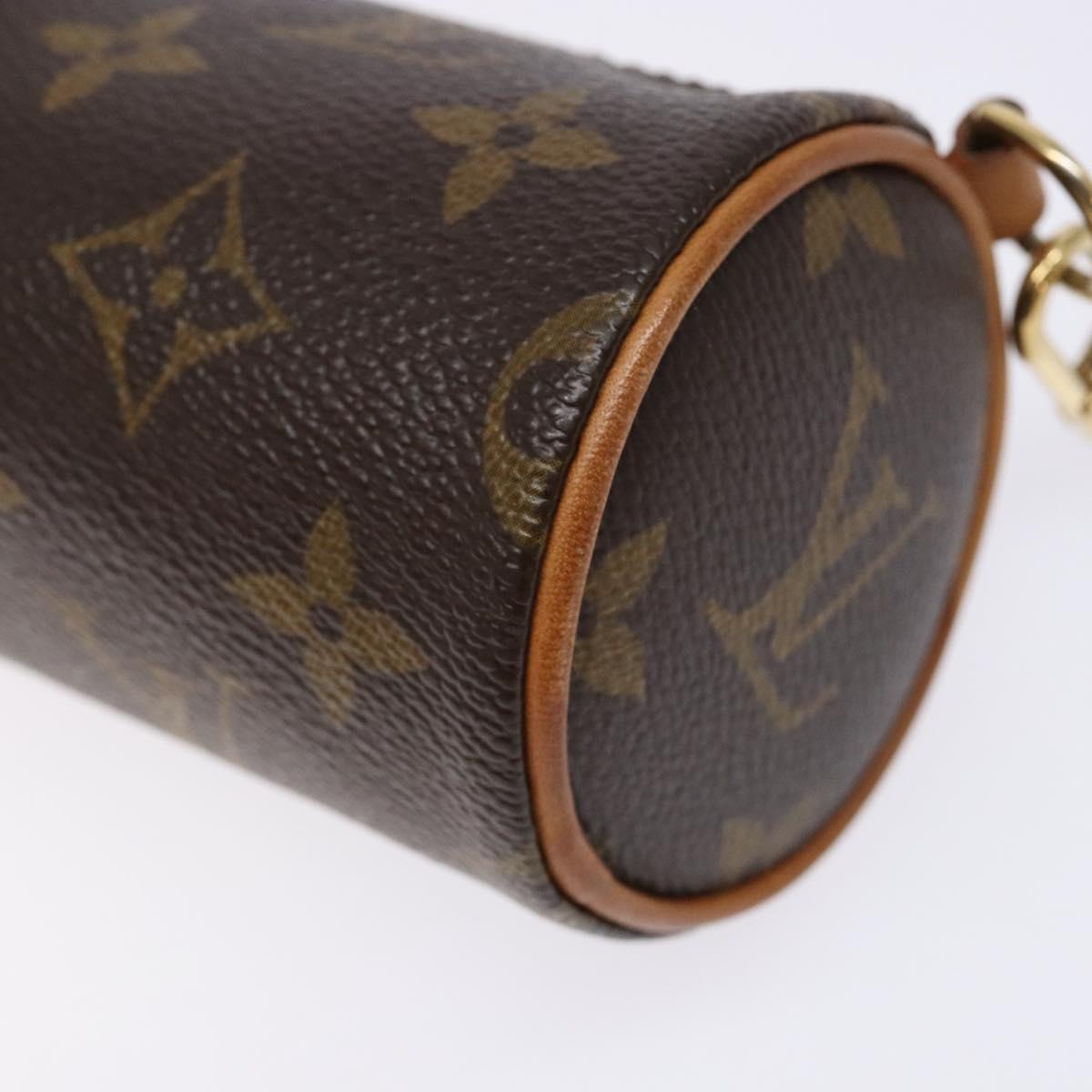 LOUIS VUITTON Monogram Papillon Pouch LV Auth sw1368
