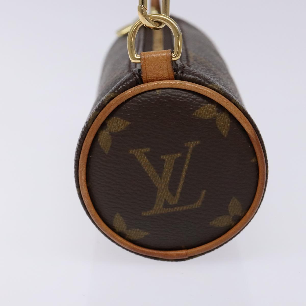LOUIS VUITTON Monogram Papillon Pouch LV Auth sw1368