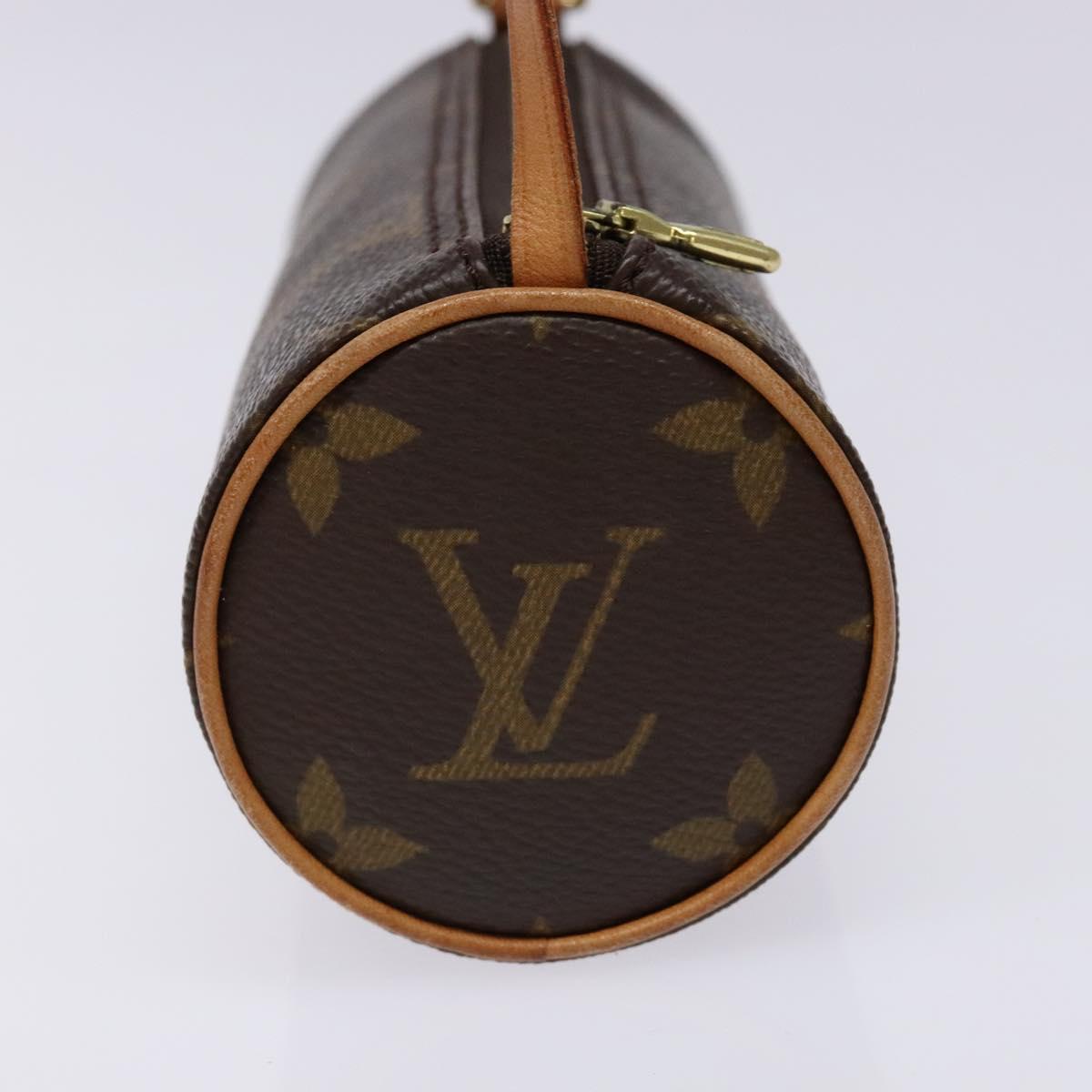 LOUIS VUITTON Monogram Papillon Pouch LV Auth sw1368