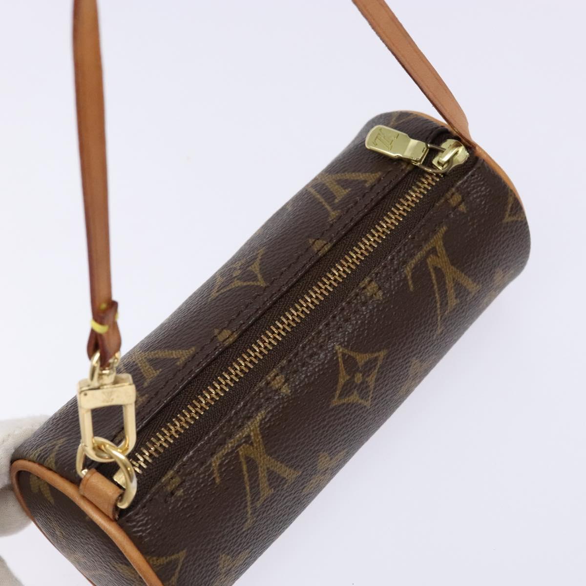 LOUIS VUITTON Monogram Papillon Pouch LV Auth sw1368