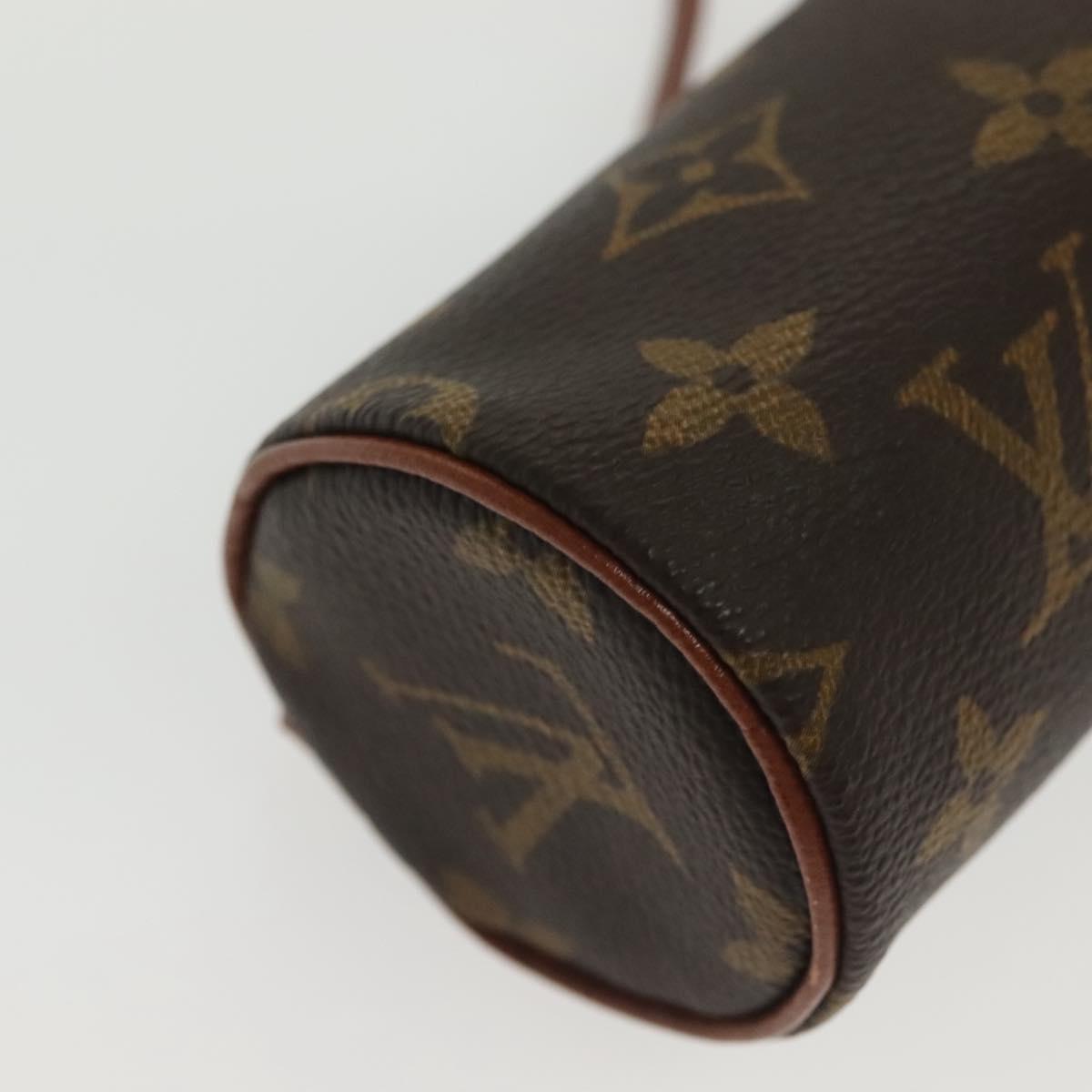 LOUIS VUITTON Monogram Papillon Pouch LV Auth sw1369