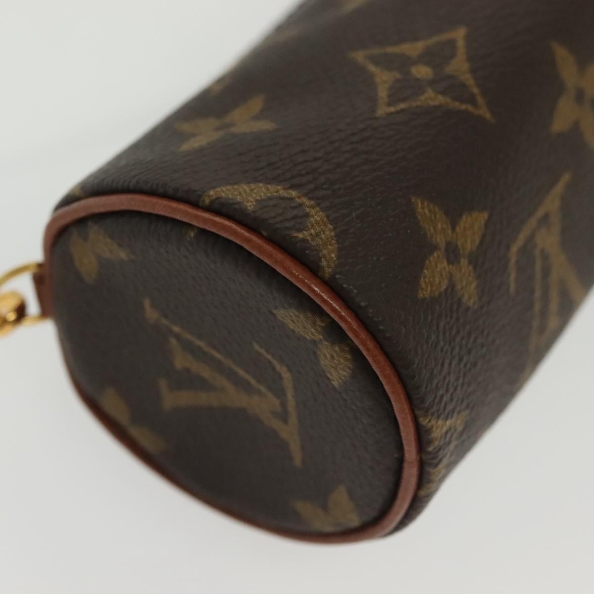 LOUIS VUITTON Monogram Papillon Pouch LV Auth sw1369