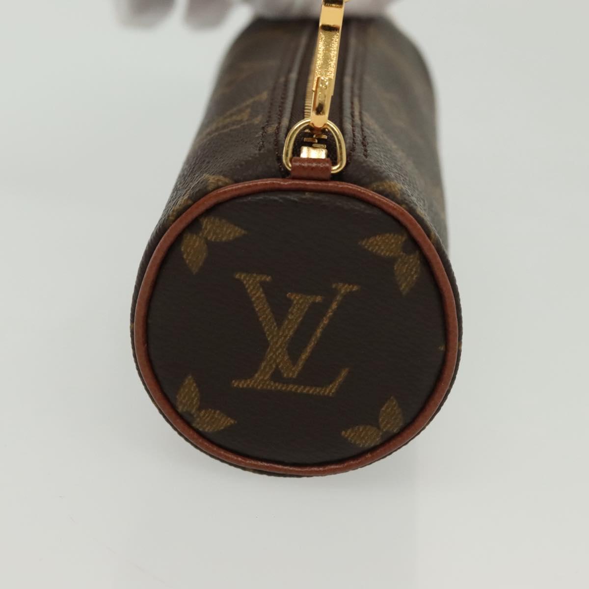 LOUIS VUITTON Monogram Papillon Pouch LV Auth sw1369