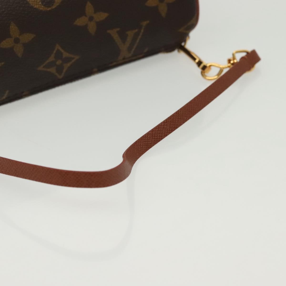 LOUIS VUITTON Monogram Papillon Pouch LV Auth sw1369