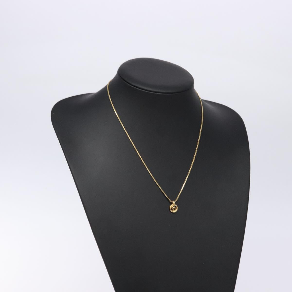Christian Dior Necklace metal Gold Auth sw1372