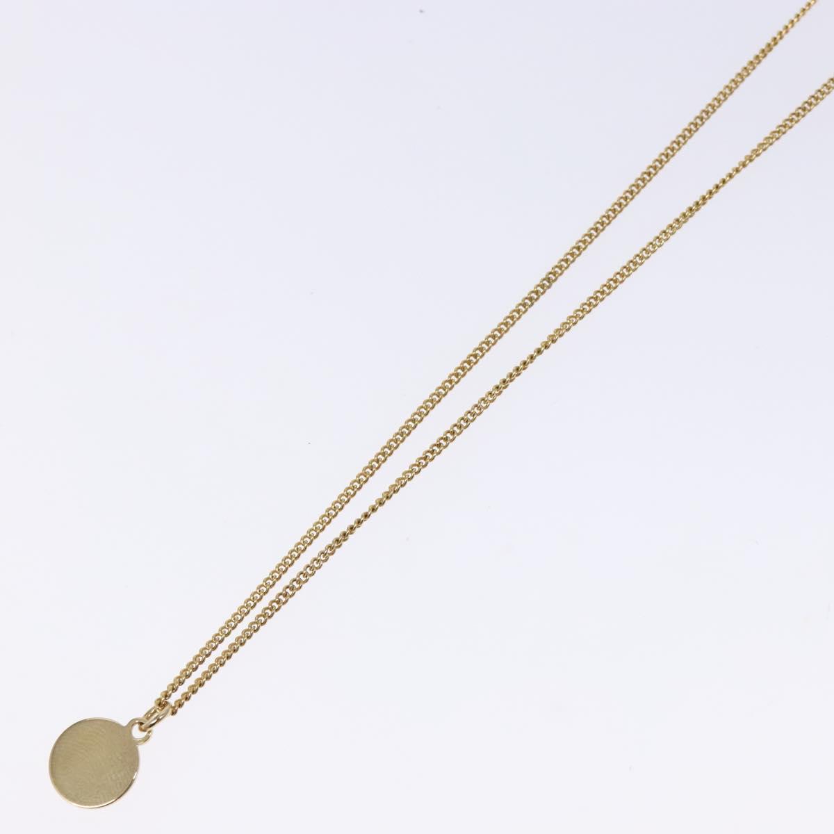Christian Dior Necklace metal Gold Auth sw1373