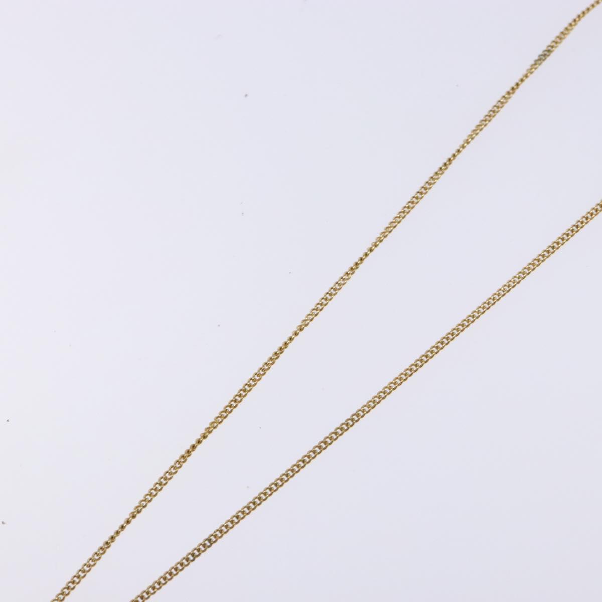 Christian Dior Necklace metal Gold Auth sw1373