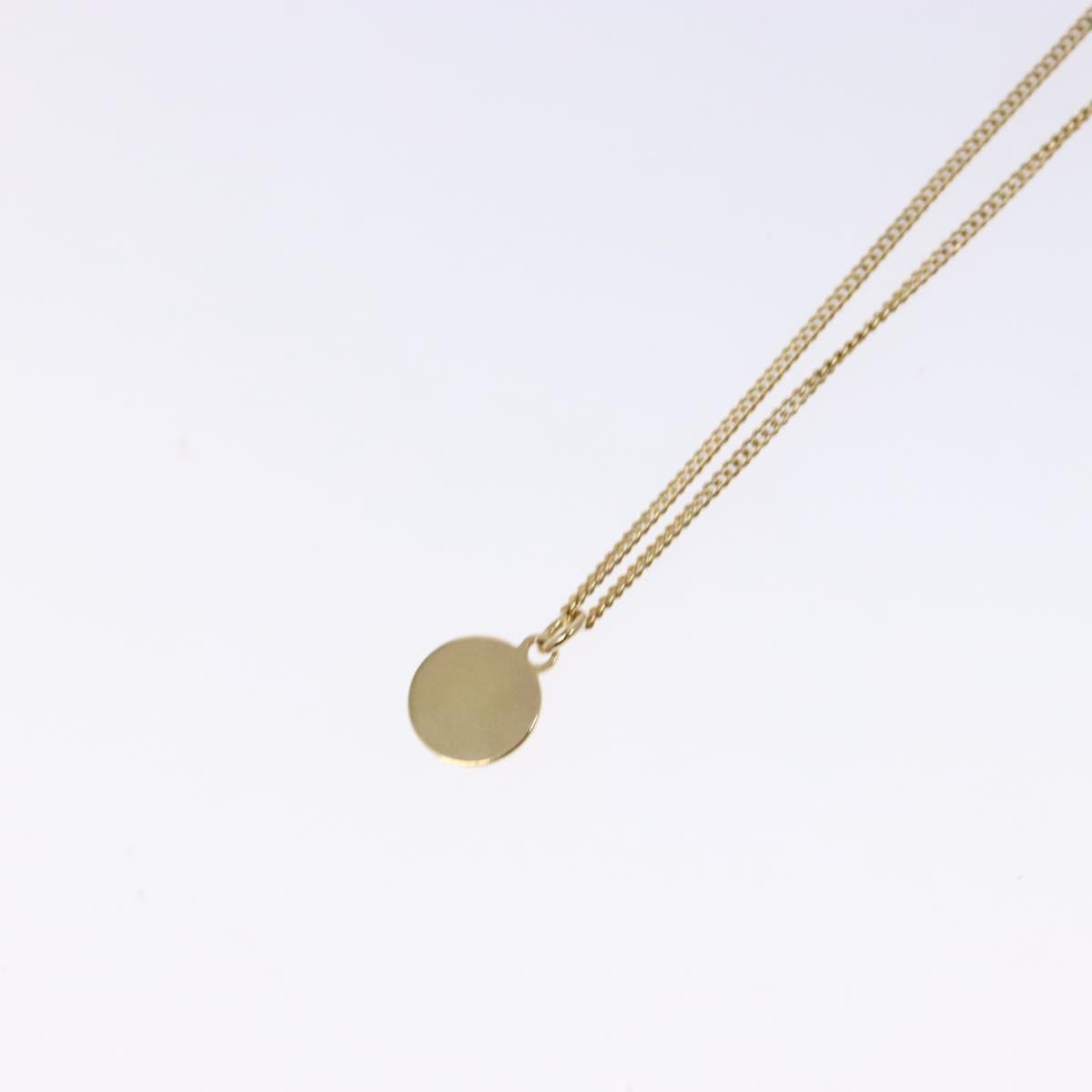 Christian Dior Necklace metal Gold Auth sw1373