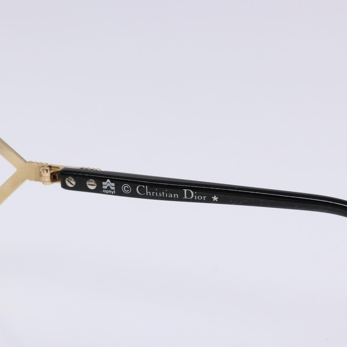 Christian Dior Sunglasses Plastic Brown Auth sw1376
