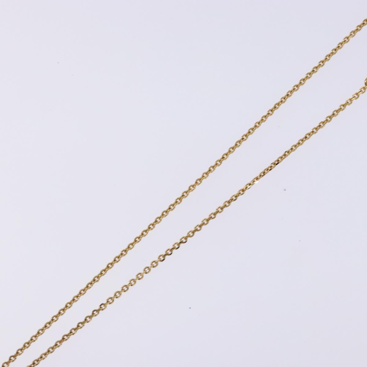 Salvatore Ferragamo Gancini Necklace metal Gold Tone Auth sw1386M