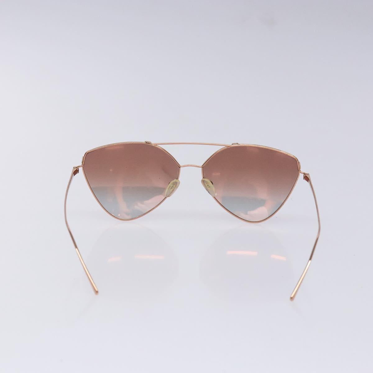 PRADA Sunglasses metal Gold Auth sw1398