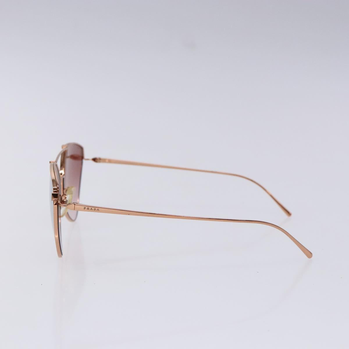 PRADA Sunglasses metal Gold Auth sw1398