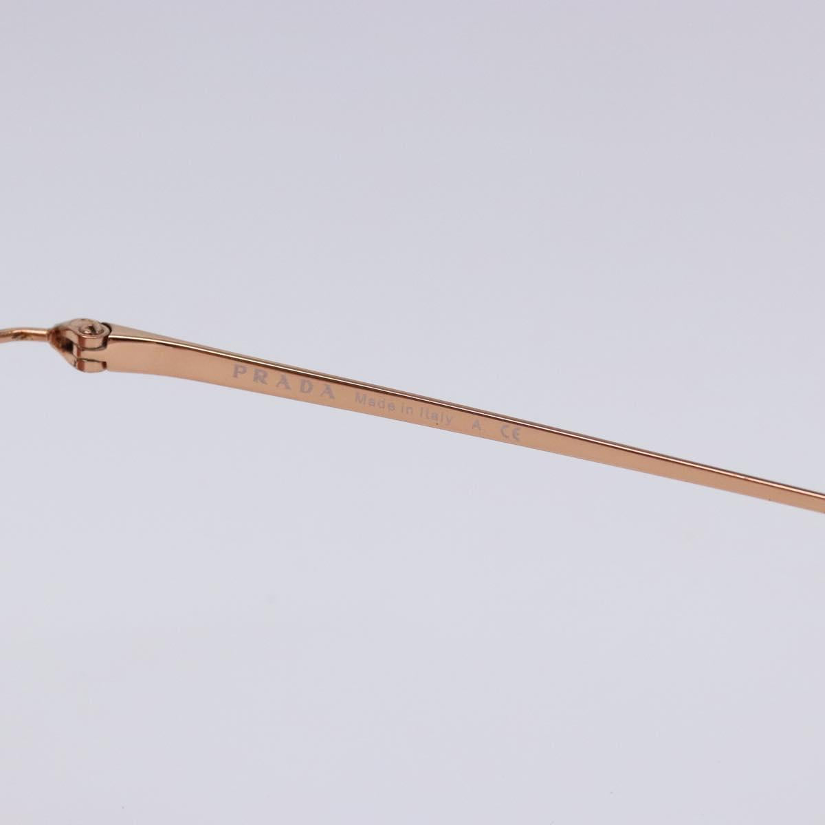 PRADA Sunglasses metal Gold Auth sw1398