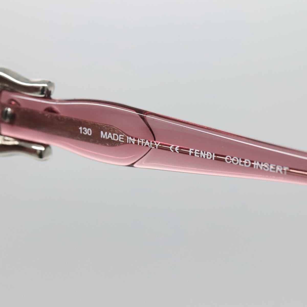 FENDI Sunglasses Plastic Pink Auth sw1399