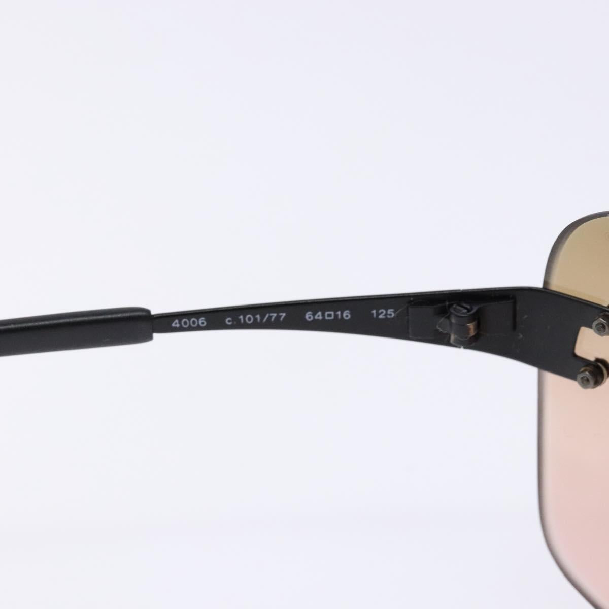 CHANEL Sunglasses plastic Brown CC Auth sw1401