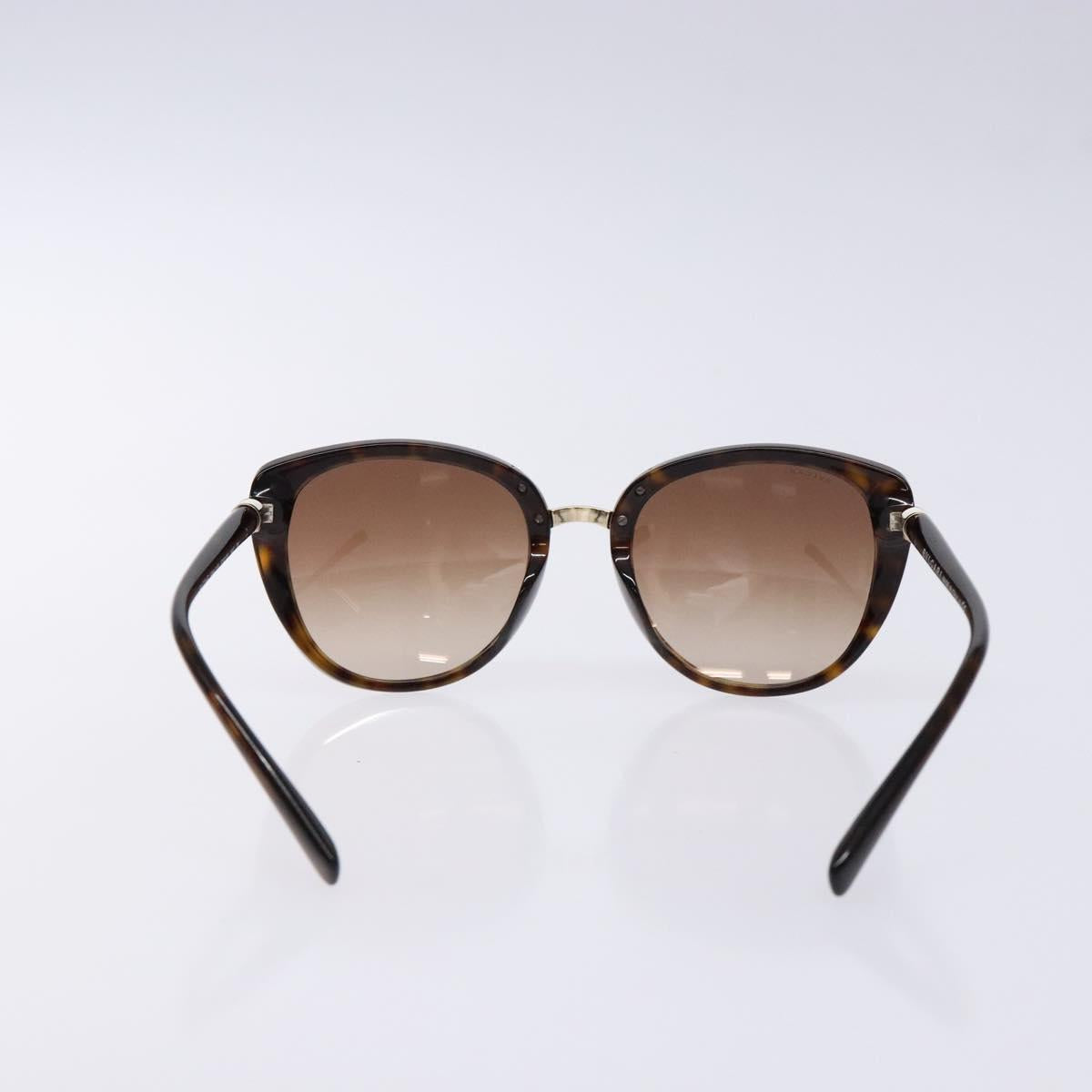 BVLGARI Sunglasses Plastic Brown Auth sw1404