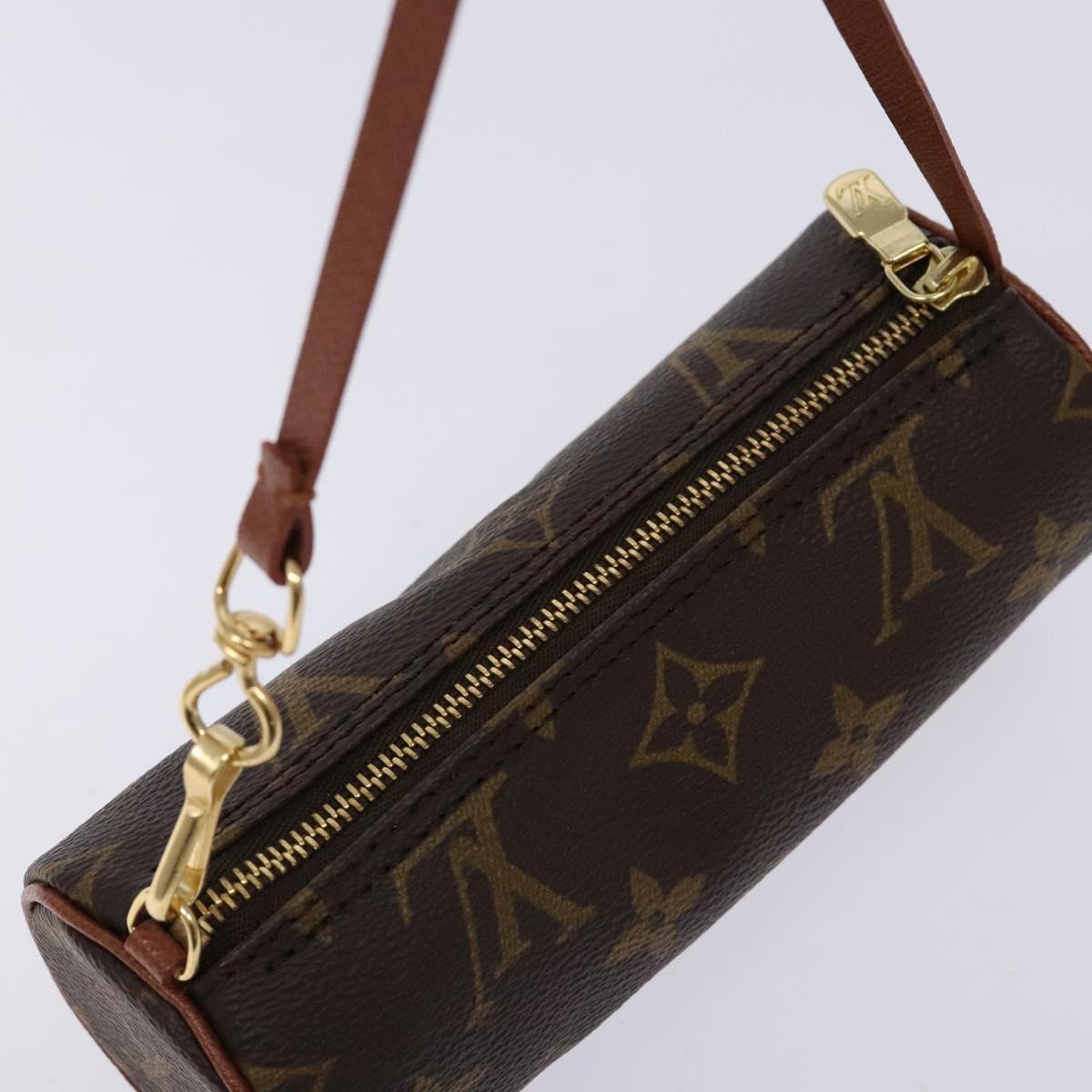 LOUIS VUITTON Monogram Papillon Pouch LV Auth sw1416
