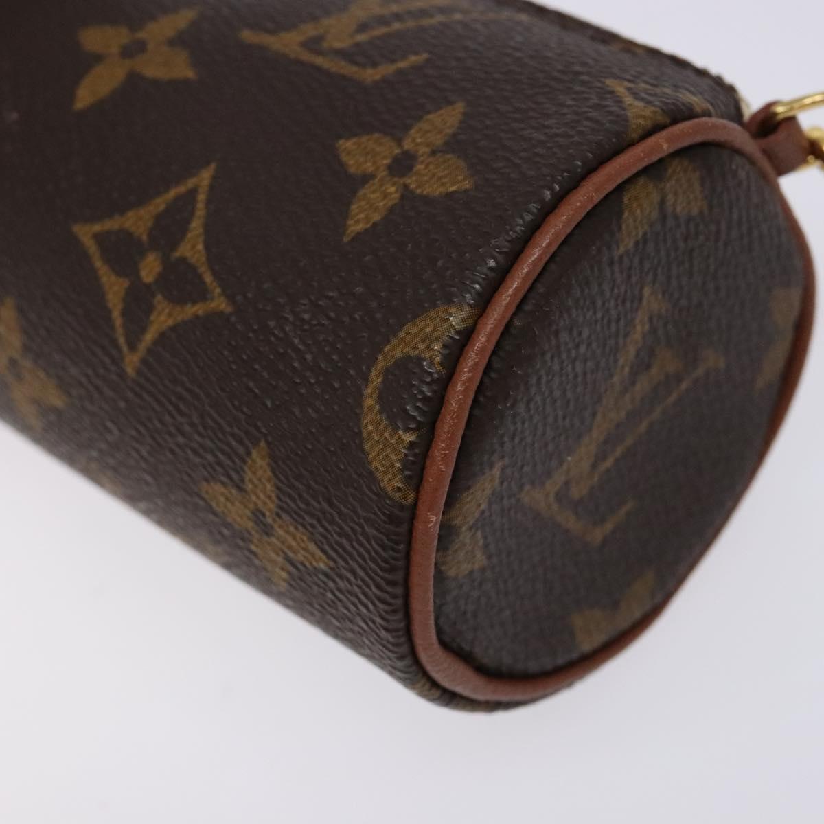 LOUIS VUITTON Monogram Papillon Pouch LV Auth sw1418