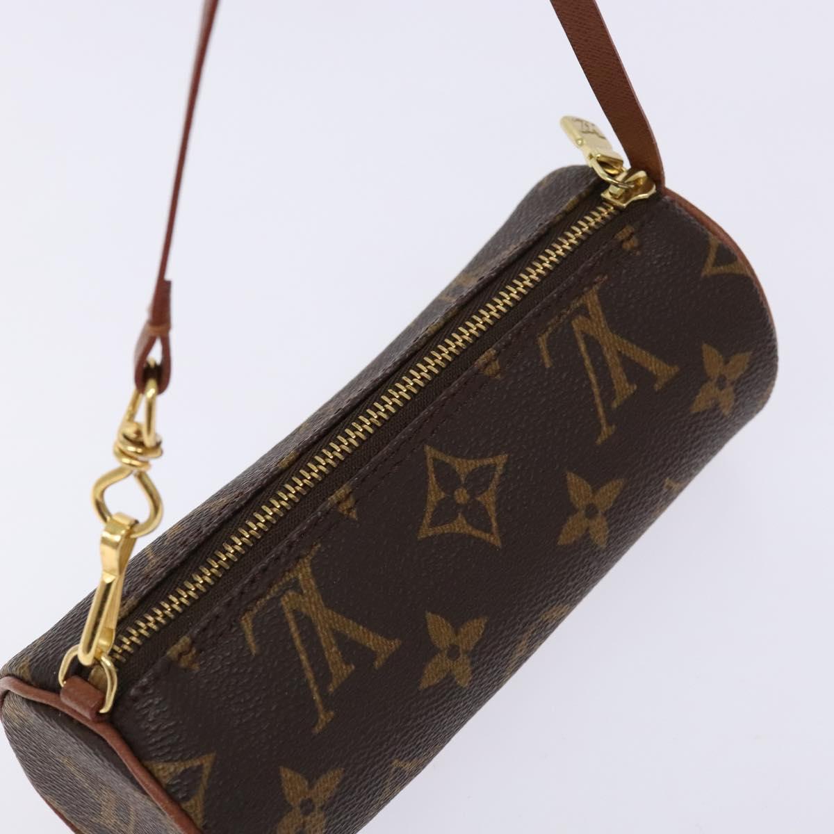 LOUIS VUITTON Monogram Papillon Pouch LV Auth sw1418