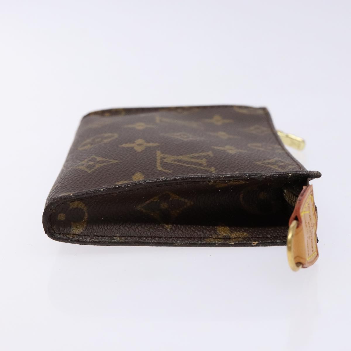 LOUIS VUITTON Monogram Bucket PM Accessory Pouch LV Auth sw1440