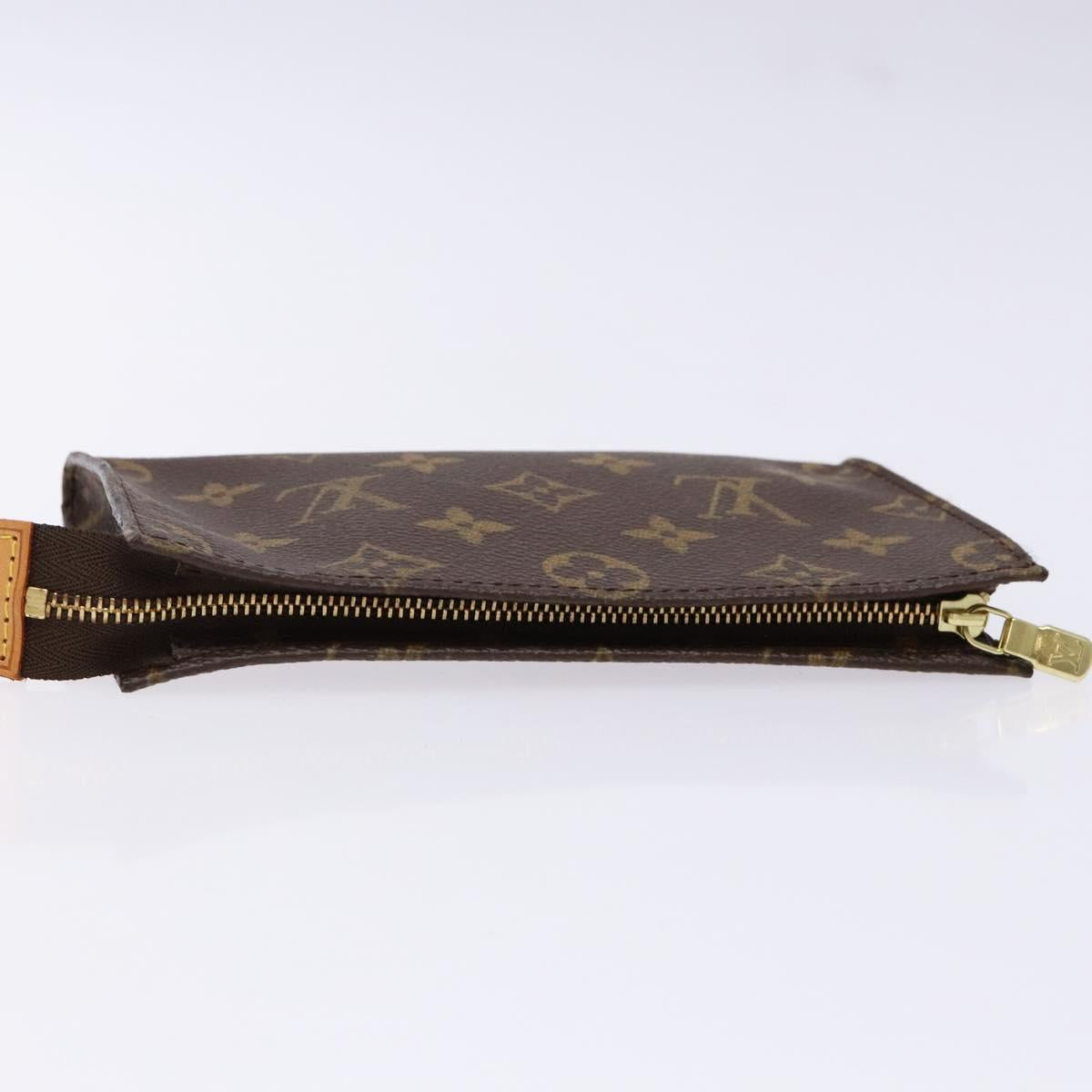 LOUIS VUITTON Monogram Bucket PM Accessory Pouch LV Auth sw1440