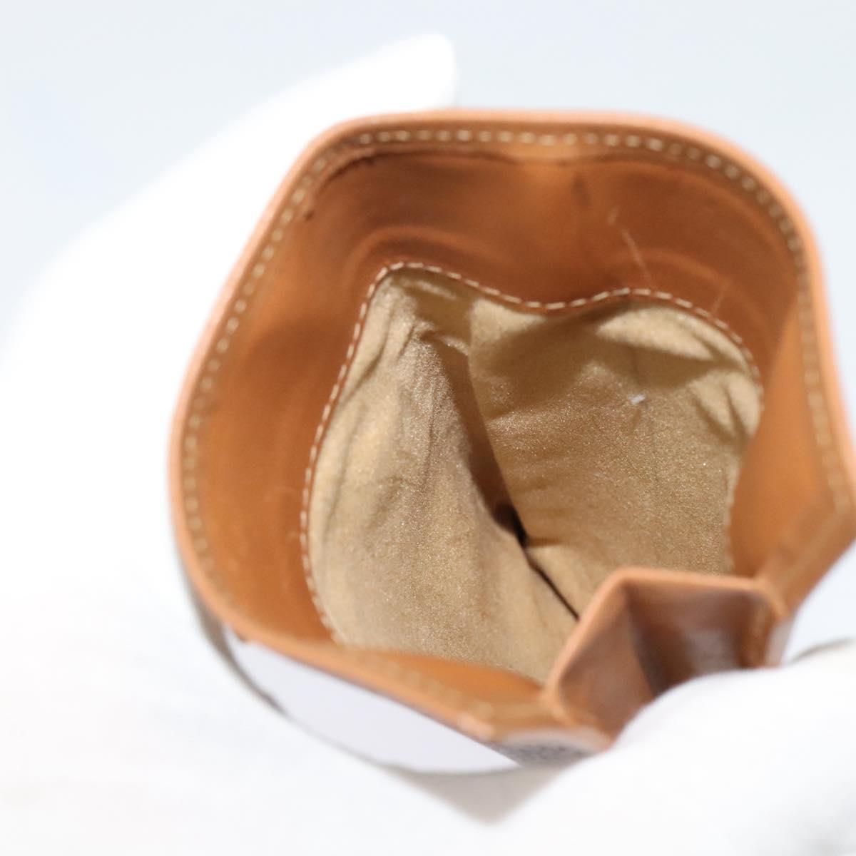CELINE Macadam Canvas Wallet PVC 2Set Brown Auth sw1446