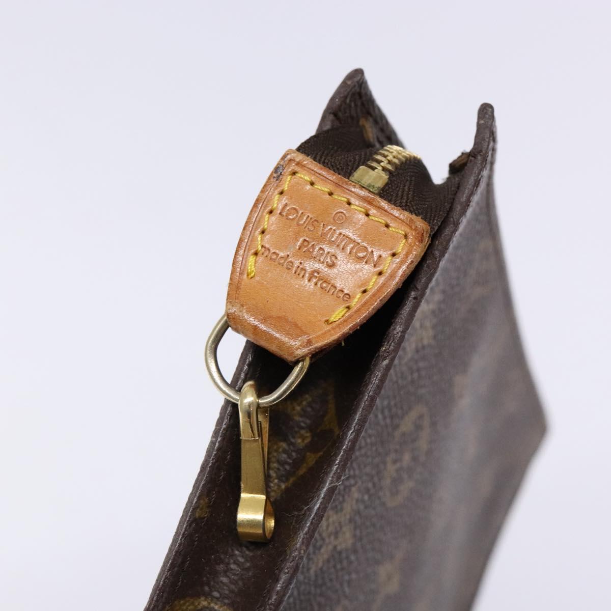 LOUIS VUITTON Monogram Bucket GM Accessory Pouch LV Auth sw1448